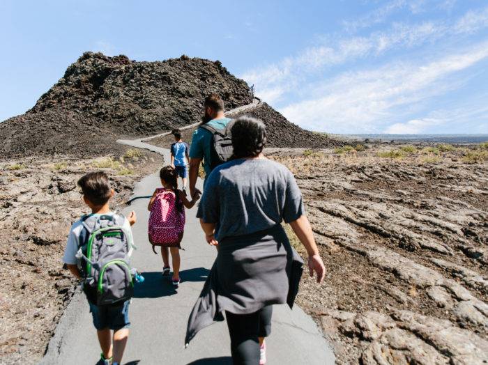 Hiking, Craters of the Moon National Monument and Preserve, Near Arco. Photo Credit: Idaho Tourism.