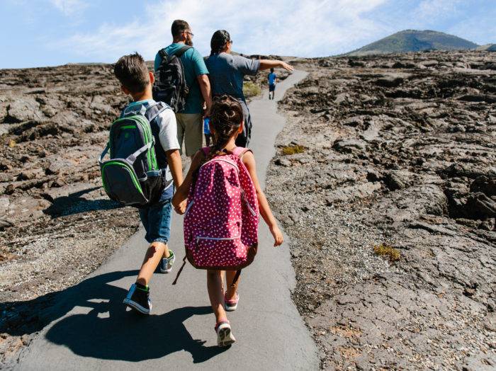Hiking, Craters of the Moon National Monument and Preserve, Near Arco. Photo Credit: Idaho Tourism.