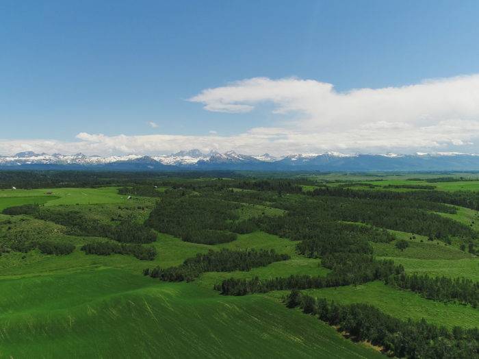 Teton Scenic Byway, Near Victor. Photo Credit: Idaho Tourism.