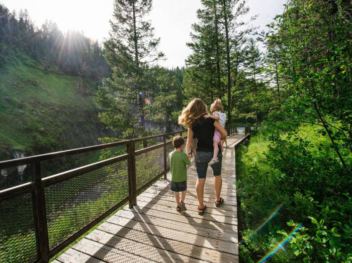 Upper Mesa Falls, Ashton. Photo Credit: Idaho Tourism.