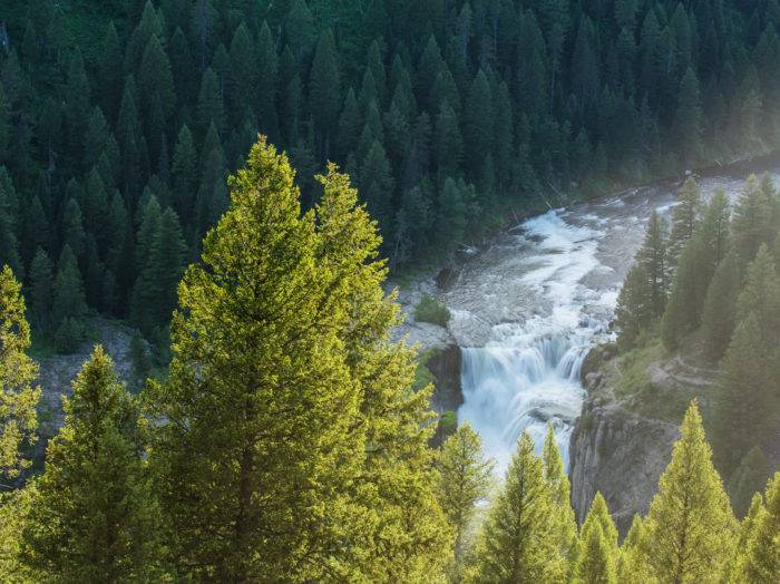 Lower Mesa Falls, Ashton. Photo Credit: Idaho Tourism.