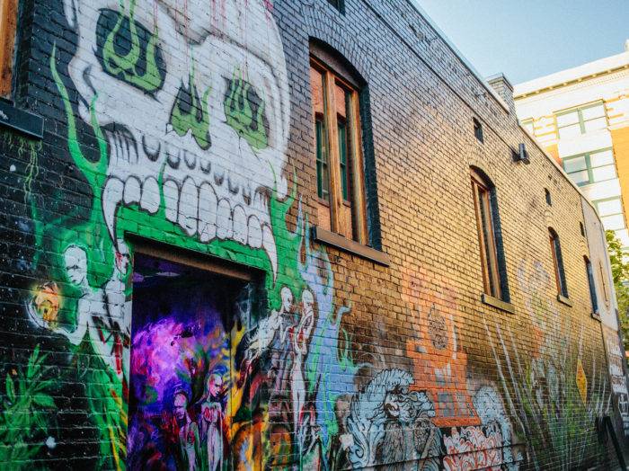 Freak Alley, Boise. Photo Credit: Idaho Tourism.