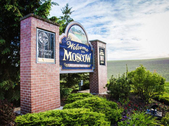 Welcome to Moscow. Photo Credit: Idaho Tourism.