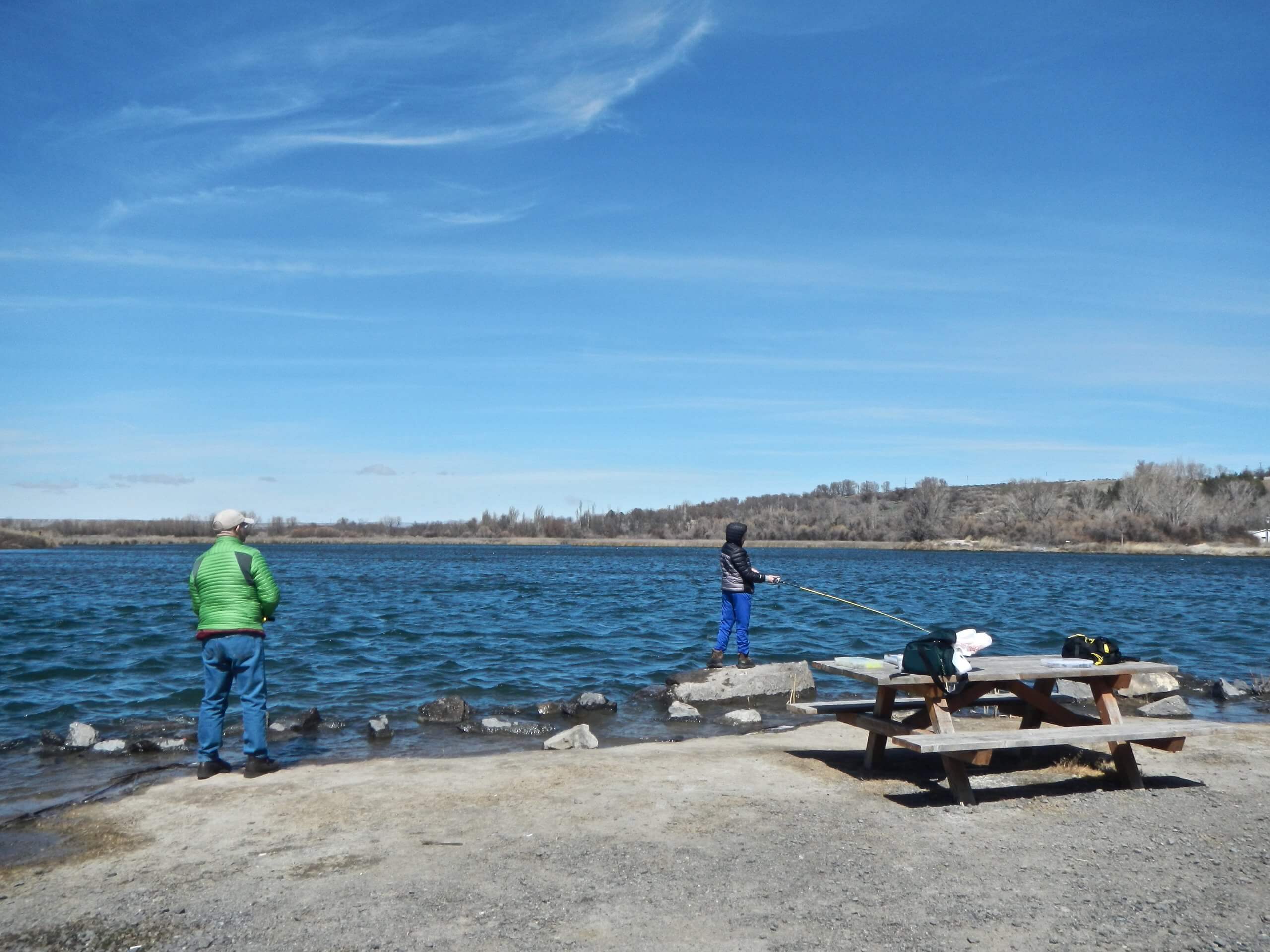 Enjoy year-round fishing at Oster Lakes. Photo Credit: Mike McKenna.