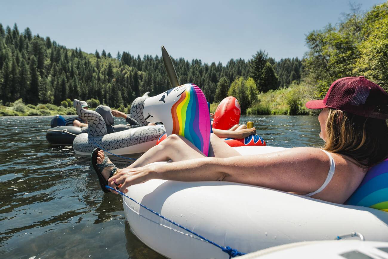 Few summertime activities can beat a lazy float down a river. Photo Credit: Nick Lake.