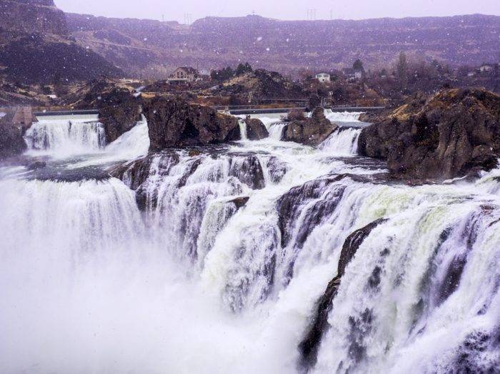 Shoshone Falls is stunning in any season. Photo Credit: Local Freshies.