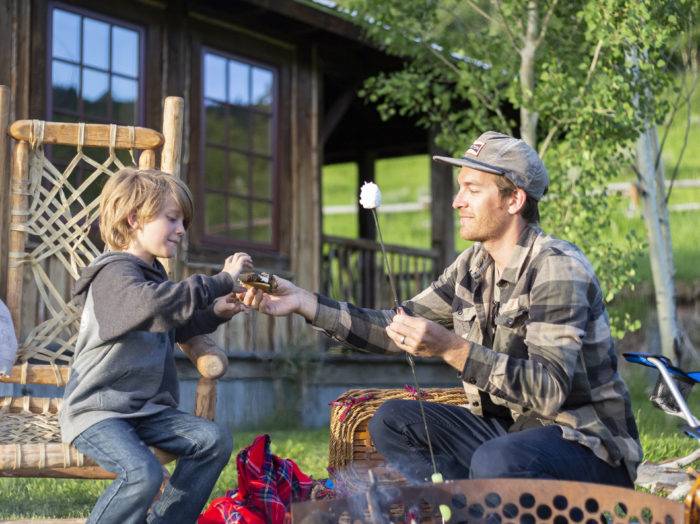 Camping, Linn Canyon Ranch, Near Victor. Photo Credit: Idaho Tourism.