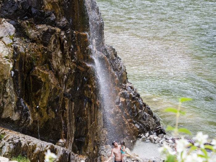 Pine Flats Hot Springs, Near Lowman. Photo Credit: Idaho Tourism.