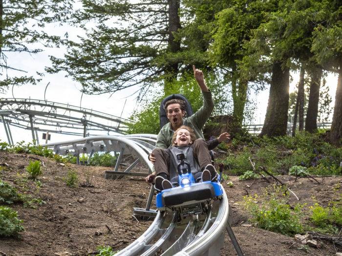 Glade Runner Mountain Coaster, Bogus Basin Mountain Recreation Area, Near Boise. Photo Credit: Idaho Tourism.