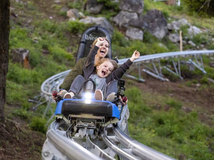 Glade Runner Mountain Coaster, Bogus Basin Mountain Recreation Area, Near Boise. Photo Credit: Idaho Tourism.