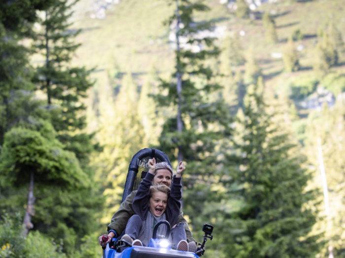 Glade Runner Mountain Coaster, Bogus Basin Mountain Recreation Area, Near Boise. Photo Credit: Idaho Tourism.