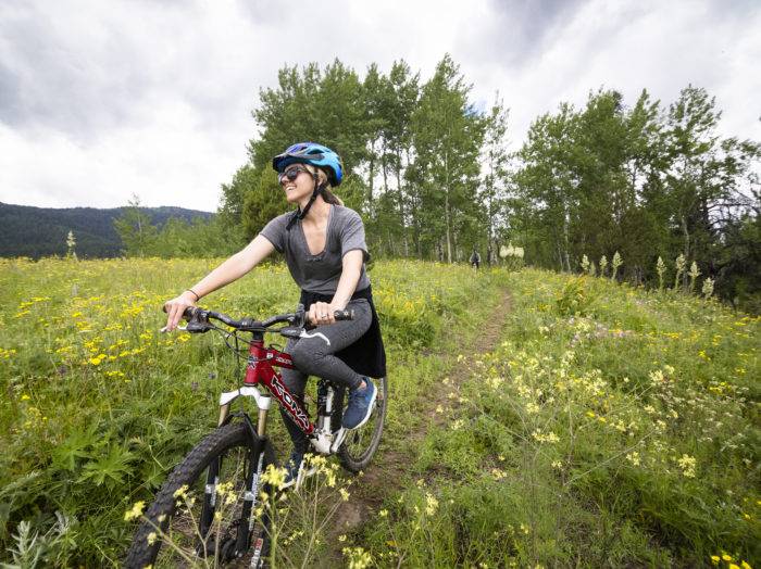 Mountain Biking, Tamarack Resort. Photo Credit: Idaho Tourism.