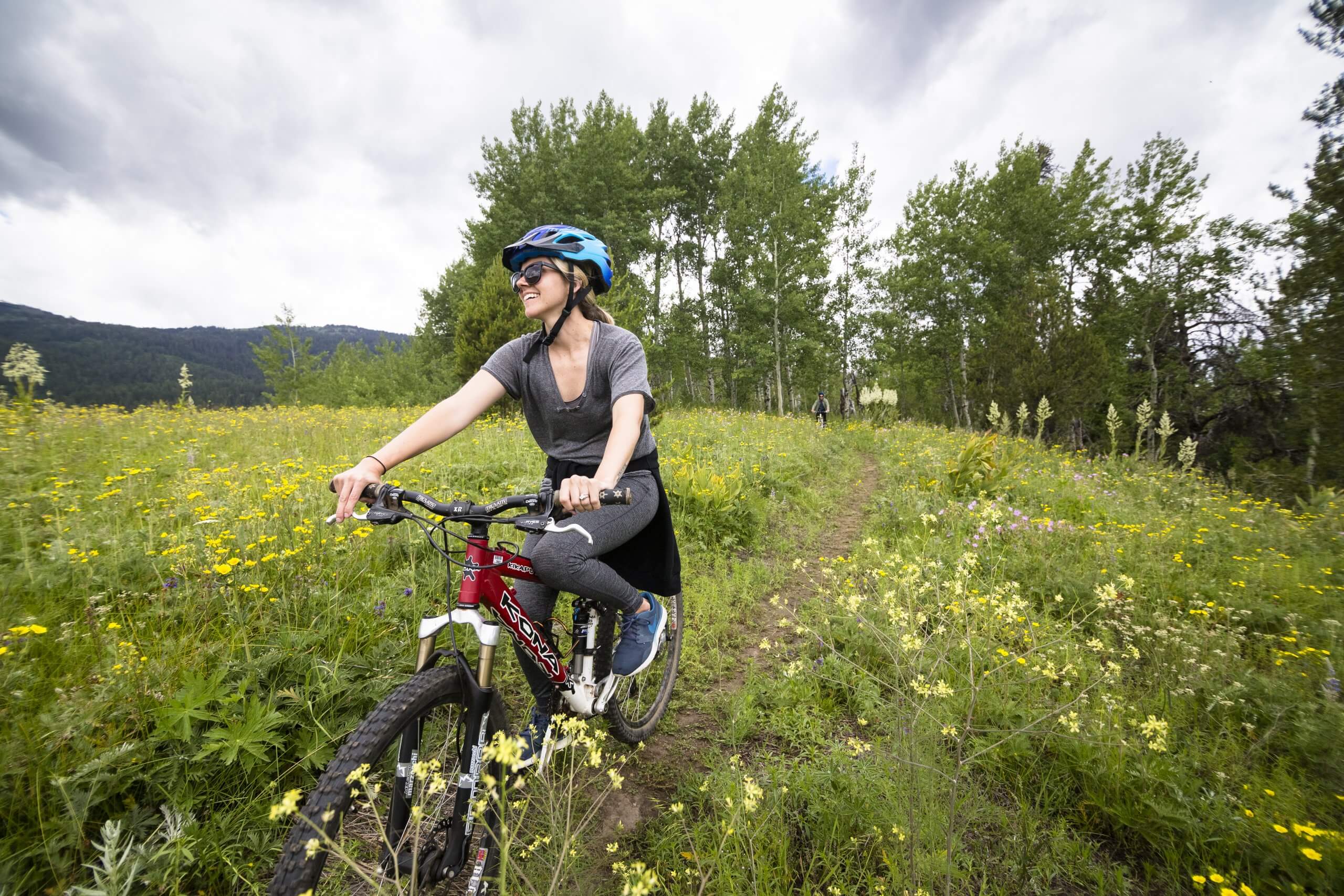 Mountain Biking, Tamarack Resort. Photo Credit: Idaho Tourism.
