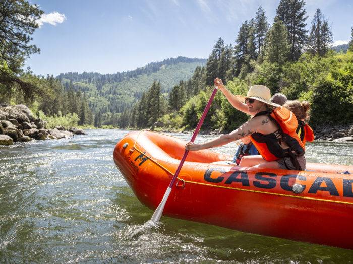 Rafting, Payette River, Near Banks. Photo Credit: Idaho Tourism.
