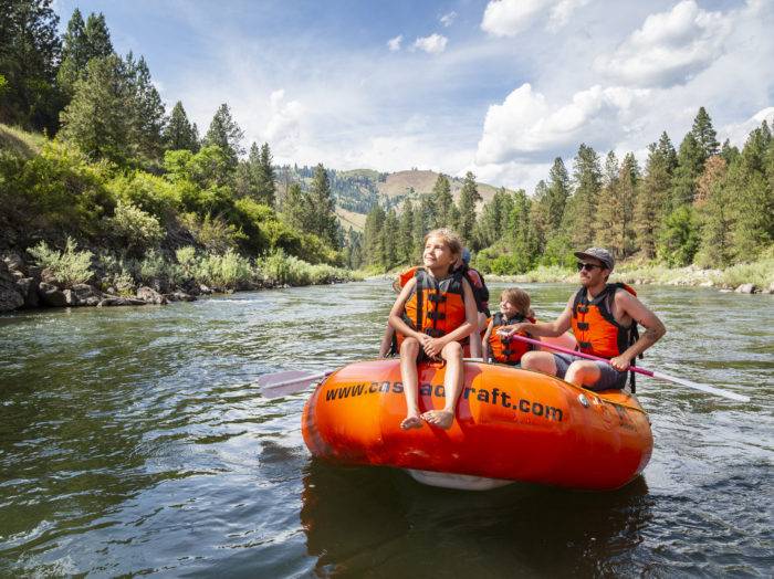 Rafting, Payette River, Near Banks. Photo Credit: Idaho Tourism.