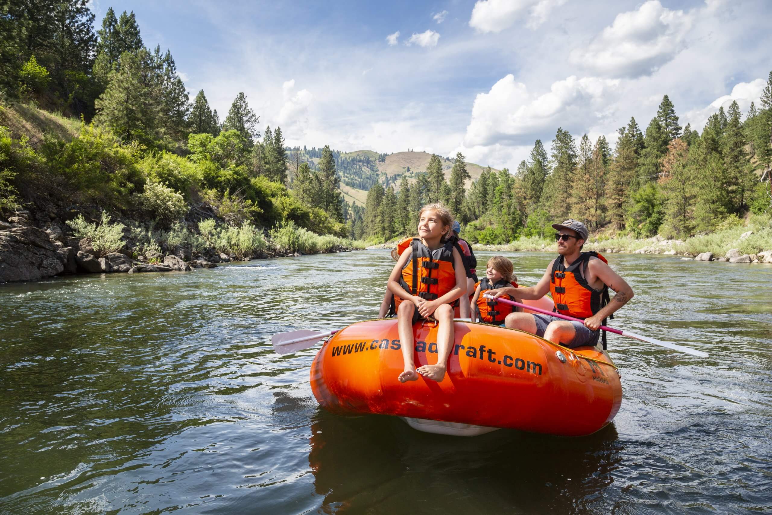 Rafting, Payette River, Near Banks. Photo Credit: Idaho Tourism.