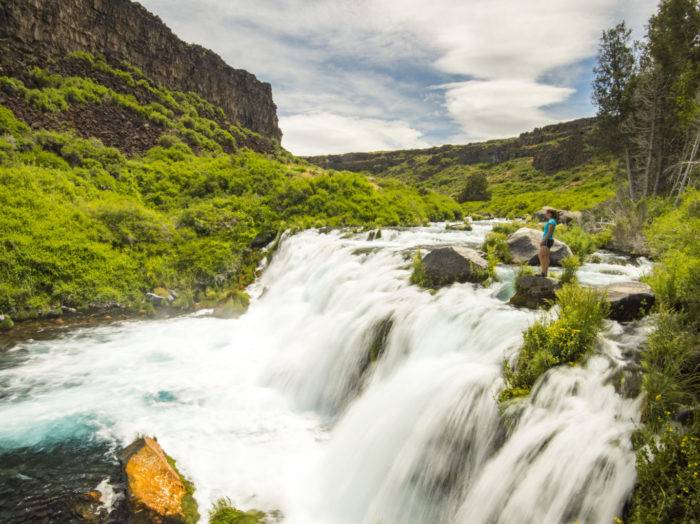 Explore hiking trails at Box Canyon. Photo Credit: Idaho Tourism.