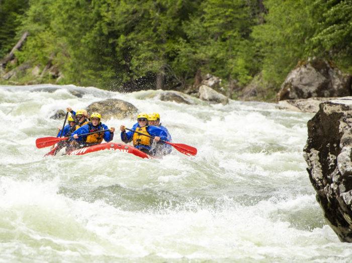Rafting, Lochsa River, near Kooskia. Photo Credit: Idaho Tourism.