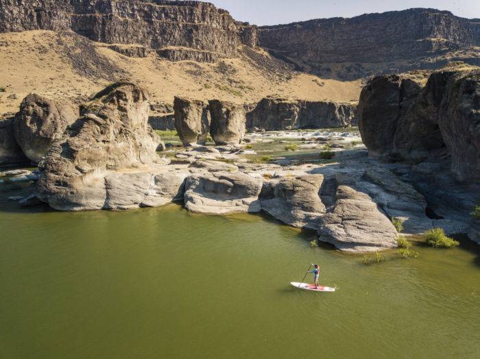 Pillar Falls is one of the stops on the way to Shoshone Falls. Photo Credit: Idaho Tourism.