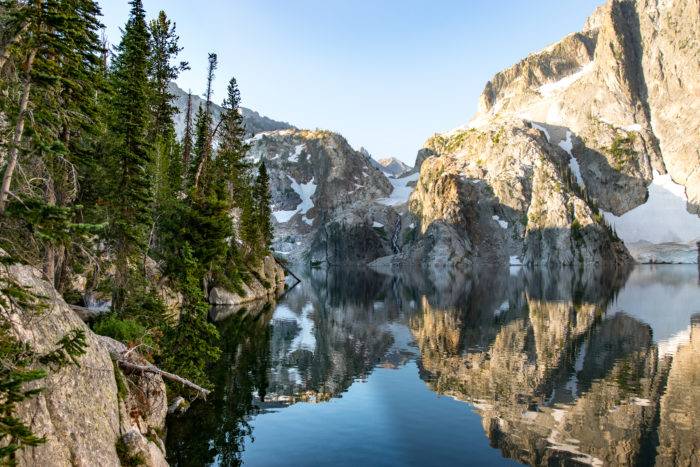 alpské horské jezero