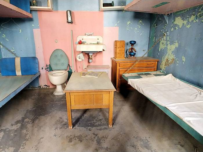 Walk inside the cells. Photo Credit: Lara Dunning.