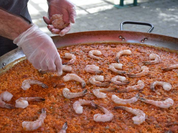 Paella on the patio is a must. Photo Credit: Lara Dunning.