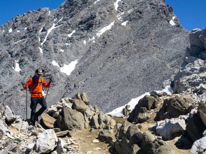 Time to tackle the descent. Photo Credit: Steve Graepel.
