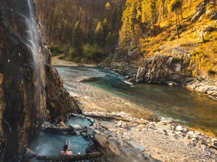 A waterfall and river views. Photo Credit: Rolling Van Creative.