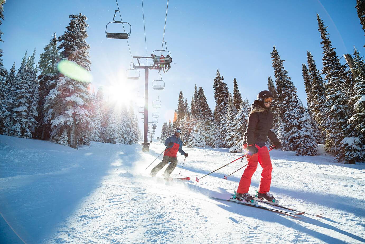 Skiing, Pomerelle Mountain Resort. Photo Credit: Idaho Tourism.
