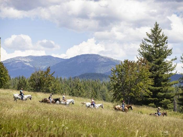 Spend the day enjoying a horseback ride. Photo Credit: Idaho Tourism.