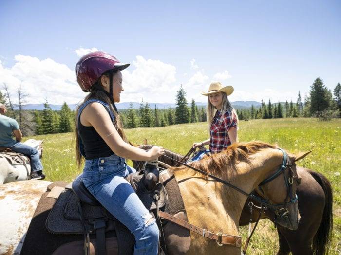 Saddle up for family fun at Western Pleasure Guest Ranch. Photo Credit: Idaho Tourism.