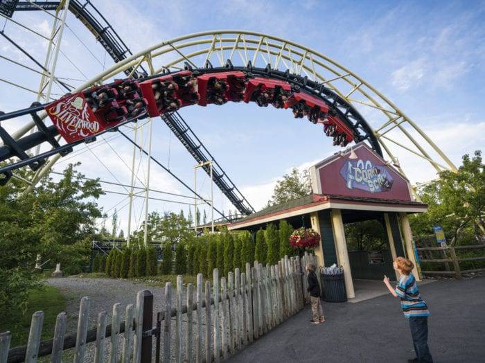 Find a variety of roller coasters at Silverwood Theme Park. Photo Credit: Idaho Tourism.