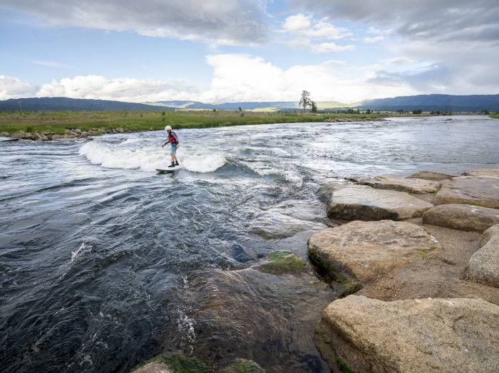 Skip the beach and get your surf on at Kelly’s Whitewater Park. Photo Credit: Idaho Tourism.