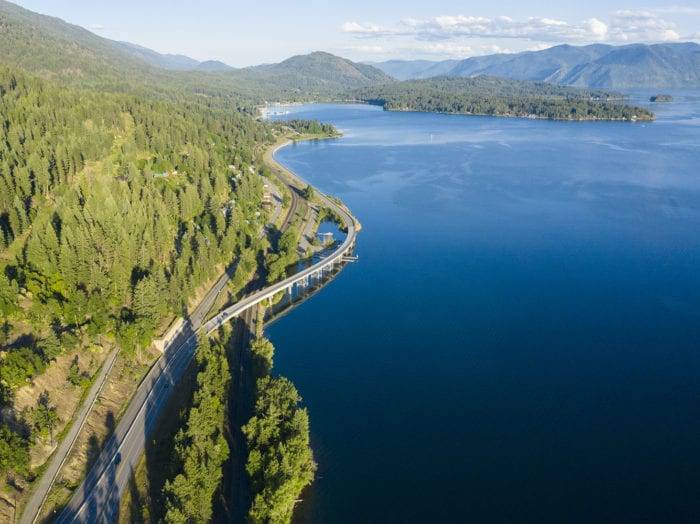 Pend Oreille National Scenic Byway. Photo Credit: Idaho Tourism.