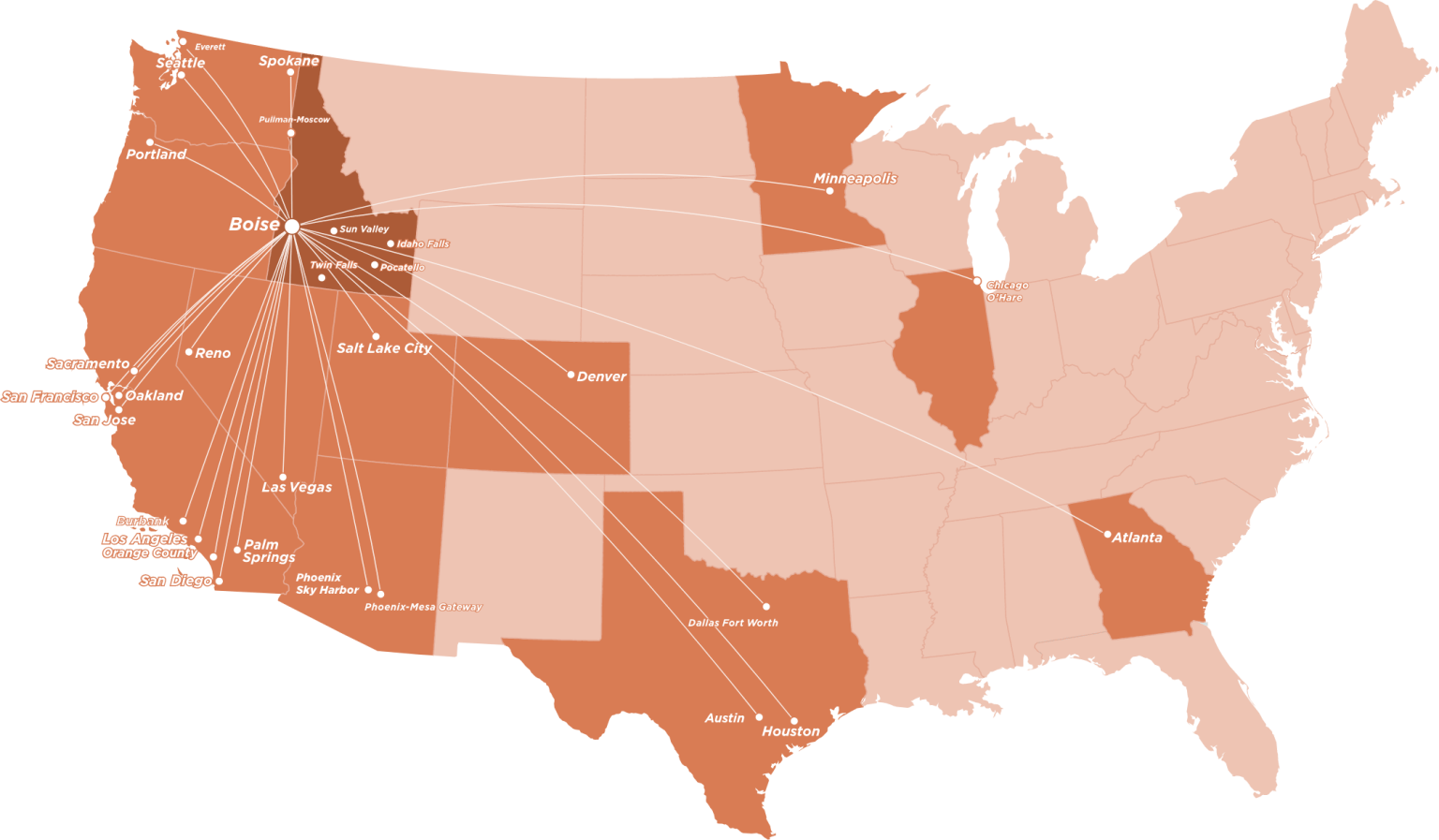 Nonstop Boise Flights Visit Idaho