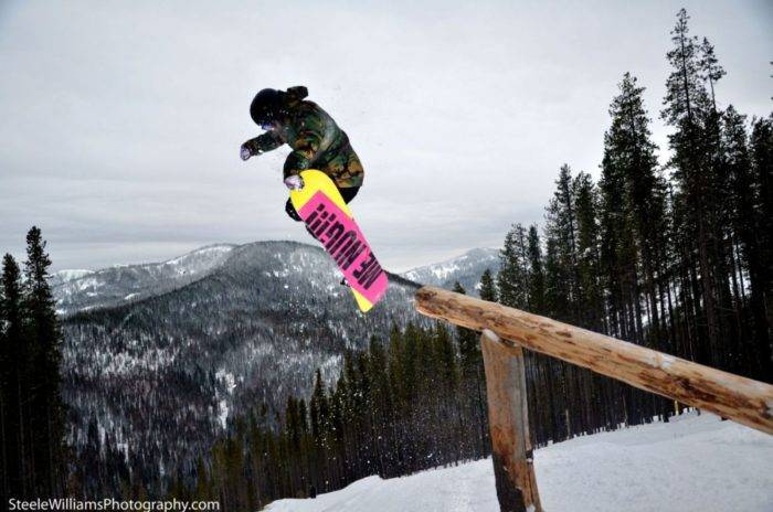 Rolling Thunder Terrain Park at Lookout Pass.