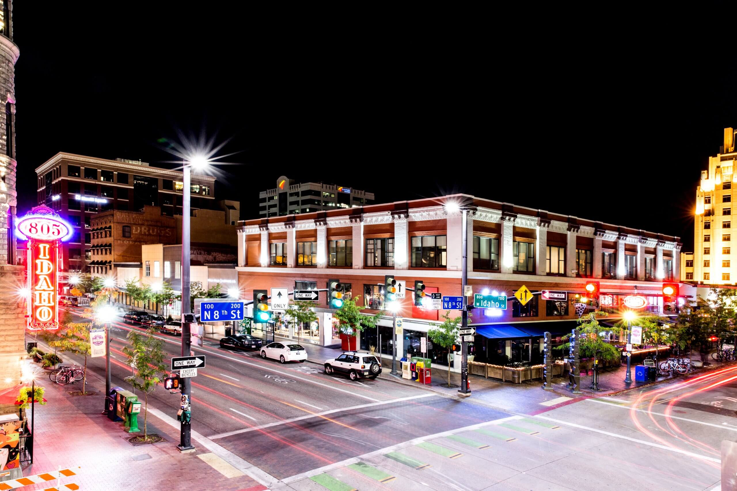 Exploring 8th Street, Boise.