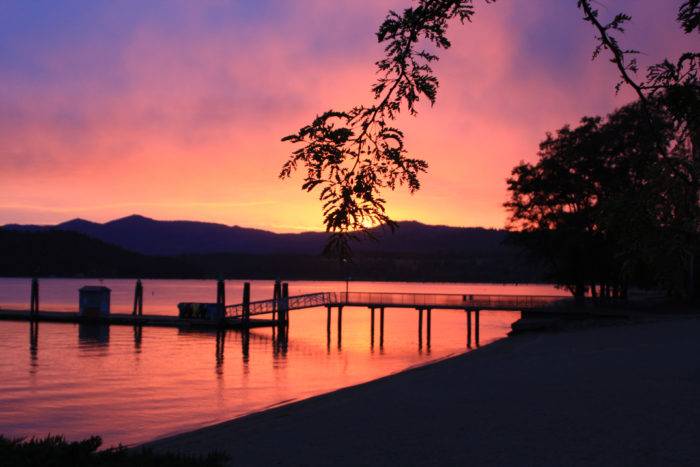 Sunset, Lake Coeur d'Alene