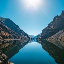 scenic river gorge