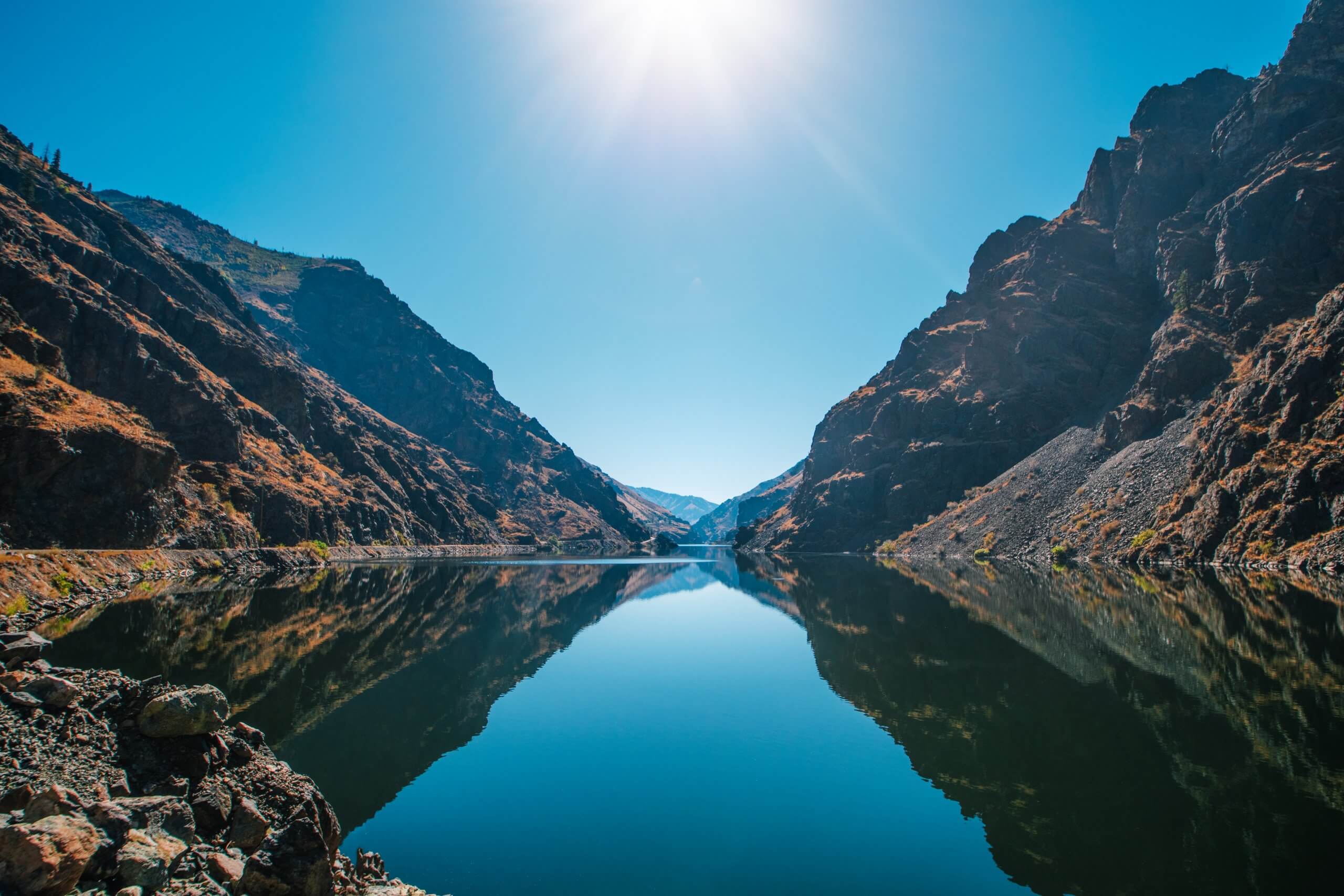 scenic river gorge