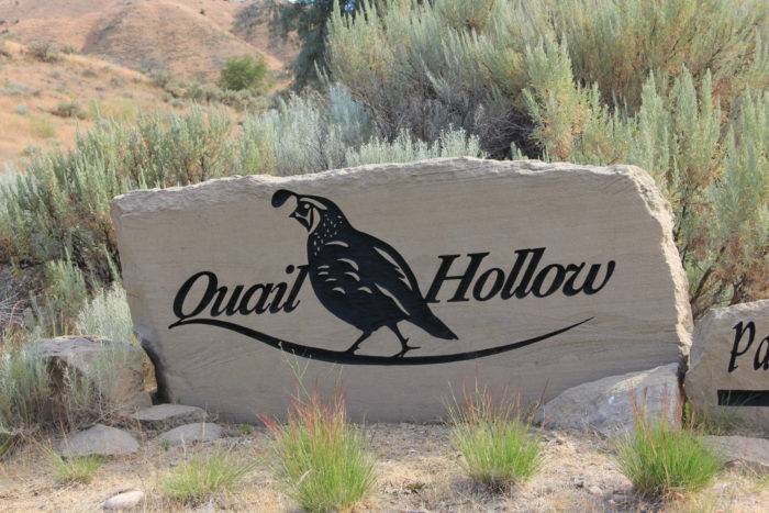 Quail Hollow Golf Course sign