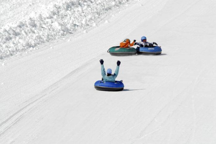 Bring the family to the Pepsi Goldrush Tubing Hill.