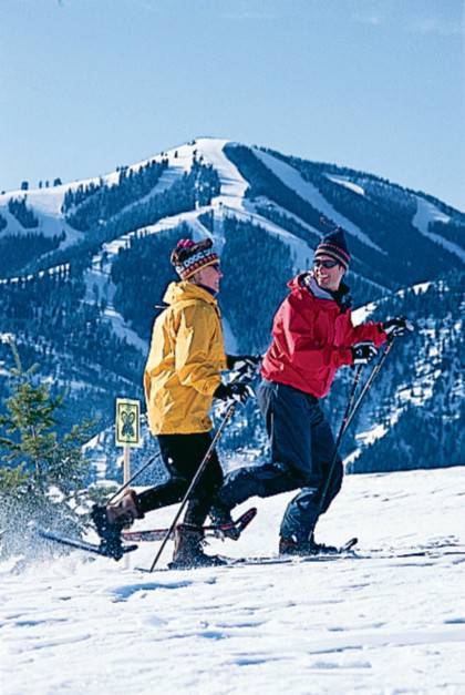 Snowshoeing in Sun Valley