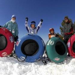 Snow tubing is fun for the entire family!