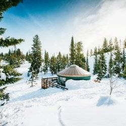 Yurt, Idaho City. Photo Credit: Idaho Tourism