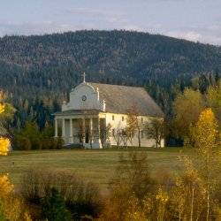 Cataldo Mission in Coeur d'Alene Old Mission State Park