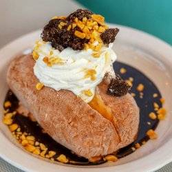 Ice cream potato at Westside Drive-In.