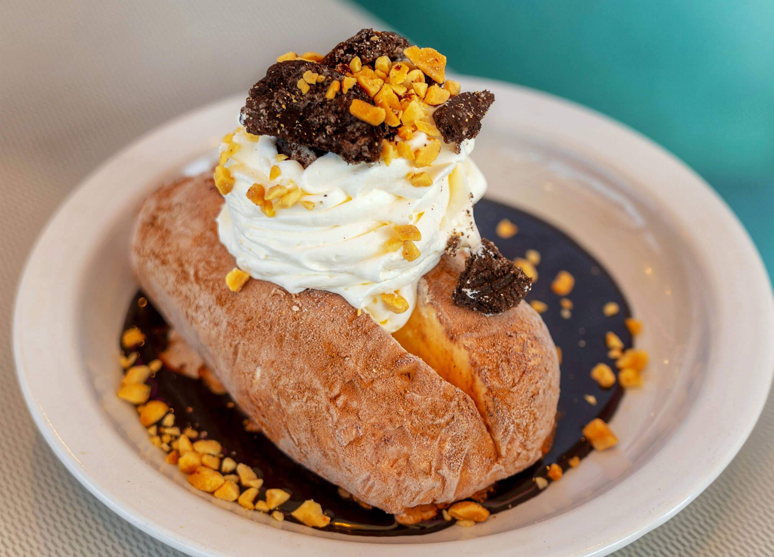 Ice cream potato at Westside Drive-In.