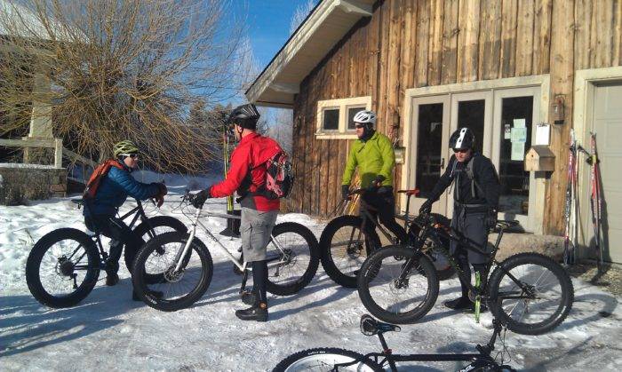 Ready to roll at the Jug Mountain Nordic Center.