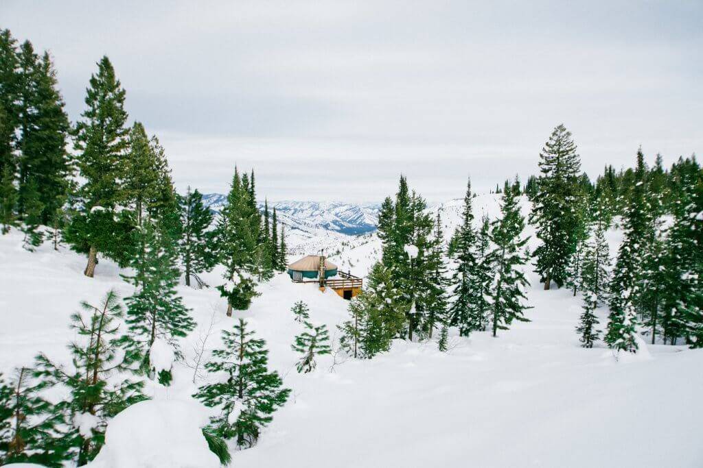 Yurt, Idaho City. Photo Credit: Idaho Tourism